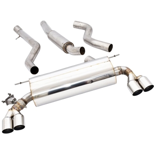 Friedrich Motorsport 76mm Duplex System Rustfritt Stål BMW 3 Series F30 Sedan